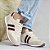 TÊNIS 9511 OFF WHITE / LISTRAS MARSALA / DETALHES EM SUEDE CINZA - Imagem 1