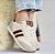 TÊNIS 9511 OFF WHITE / LISTRAS MARSALA / DETALHES EM SUEDE CINZA - Imagem 6