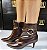 BOTA 14270 BROWNIE MARROM / SALTO FINO / FIVELA DOURADA - Imagem 1