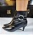 BOTA 14270 PRETO / SALTO FINO / FIVELA DOURADA - Imagem 1