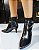 BOTA 14270 PRETO / SALTO FINO / FIVELA DOURADA - Imagem 2