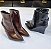 BOTA ANABELA 2755138 MARROM TERRA / BICO FINO - Imagem 4