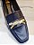 MOCASSIM 3354 PRETO / FIVELA ENTRELAÇADA DOURADA - Imagem 2