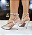 SCARPIN VIA UNO 967007 PRATA METAL / TIRAS COM PEDRAS CRISTAL PRATA - Imagem 2