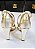 SCARPIN SEMI ABERTO 30120 CHAMPAGNE / TIRA COM FECHO NO TORNOZELO - Imagem 4
