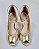 SCARPIN SEMI ABERTO 30120 CHAMPAGNE / TIRA COM FECHO NO TORNOZELO - Imagem 2
