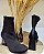 BOTA EM MALHA KNIT 2455058 PRETO / SALTO TRIANGULO - Imagem 5