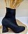 BOTA EM MALHA KNIT 2455058 PRETO / SALTO TRIANGULO - Imagem 4