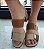 TAMANCO EM  COURO CONFORTO 221214 CARAMELO TEXTURIZADO / OFF WHITE - Imagem 2