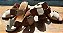 TAMANCO EM  COURO CONFORTO 221214 CARAMELO TEXTURIZADO / OFF WHITE - Imagem 4