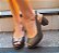 PEEP TOE EM COURO  67942 VERDE MILITAR - Imagem 2