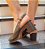 PEEP TOE EM COURO  67942 VERDE MILITAR - Imagem 3