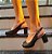 PEEP TOE EM COURO  67942 VERDE MILITAR - Imagem 4