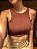 Top Deborah Marrom - Imagem 1