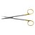 Tesoura Metzenbaum, R/R, Curva, Vídea, 14,5cm - Imagem 1