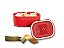 Tupperware Baseline Retangular 230ml Vermelho - Imagem 1
