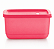 Tupperware Refri Line Quadrado 650ml Rosa Glamour - Imagem 1