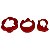 Tupperware Forminhas de Biscoito Vermelhas - Imagem 1