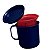 Tupperware Caneca para Chá com Filtro Azul Vermelho - Imagem 1
