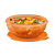 Tupperware Saladeira 6,5L Laranja - Imagem 1