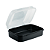 Tupperware Visual Box Retangular 2,3L Preta - Imagem 1