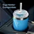 Tupperware Copo Térmico Big T com canudo 630ml Azul Grécia - Imagem 5