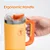 Tupperware Copo Térmico Big T com canudo 1,1L Damasco - Imagem 8