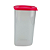 Tupperware Fresh Box Quadrado 1,5L Rosa Flamingo - Imagem 1