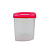 Tupperware Fresh Box Quadrado 1L Rosa Flamingo - Imagem 1