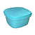 Tupperware Travessa Quadrada Actualite 2,5L Verde Mint - Imagem 1