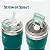 Tupperware Copo Térmico Big T com canudo 630ml Verde Mistério - Imagem 6