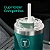 Tupperware Copo Térmico Big T com canudo 630ml Verde Mistério - Imagem 5