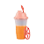 Tupperware Quick Shake 500ml Tampa Salmão - Imagem 2