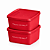 Tupperware Jeitosinho 400ml Feito com amor - Kit com 2 - Imagem 1