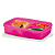 Tupperware Basic Line com Divisória 1L Rosa Fluo - Imagem 1