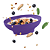 Tupperware Tigelinha Ideal 400ml Roxo Uva - Imagem 1