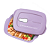 Tupperware Tigela Cristalwave 1L Retangular Lilás - Mantenha uma distância segura. - Imagem 1