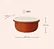 Tupperware Tigela Batedeira 3,2L Marrom Outono - Imagem 5