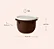 Tupperware Tigela Batedeira 1L Marron Chocolate - Imagem 4