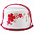 Tupperware Big Cake Redonda Flores Vermelhas - Imagem 7