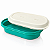 Tupperware Travessa Oval Actualite 2L Verde Branca - Imagem 4