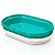 Tupperware Travessa Oval Actualite 2L Verde Branca - Imagem 2