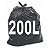 Fardo 100 Sacos de Lixo 200 Litros - Imagem 1