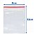 100 Sacos Saquinho Zip Lock Hermético 8x12,5 Abre E Fecha - Imagem 1