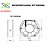 MICROVENTILADOR FZY 15052 HBL - 220VCA - JNG - Imagem 2