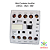 MINI CONTATO AUX - 40 -  24VCC 4NA+0NF - JZC8-40Z - Imagem 1