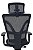 Cadeira Presidente Giratoria Darix Tela Bio Elastica, com apoio de cabeça, mecanismo Slider. - Imagem 6