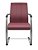 Cadeira Aproximação "S" Suprema  Base Aluminio Vinil Vinho - Imagem 1