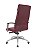 Cadeira Escritorio Presidente Suprema C/ Relex Base Aluminio Vinho - Imagem 2
