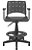 Cadeira Ergoplax Secretaria Caixa Giratoria Com Braço Sem Estofado Preta - Imagem 1